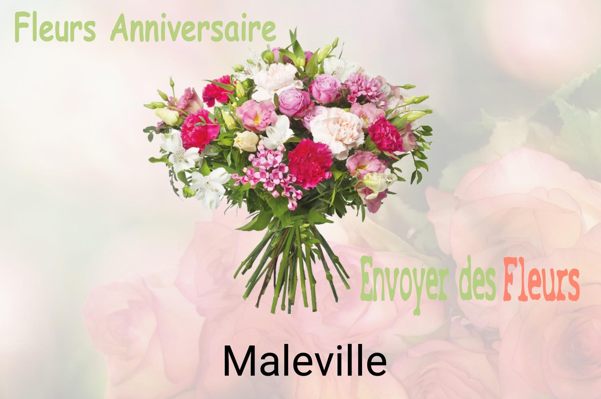 Bouquet de fleurs d’anniversaire livré à Maleville